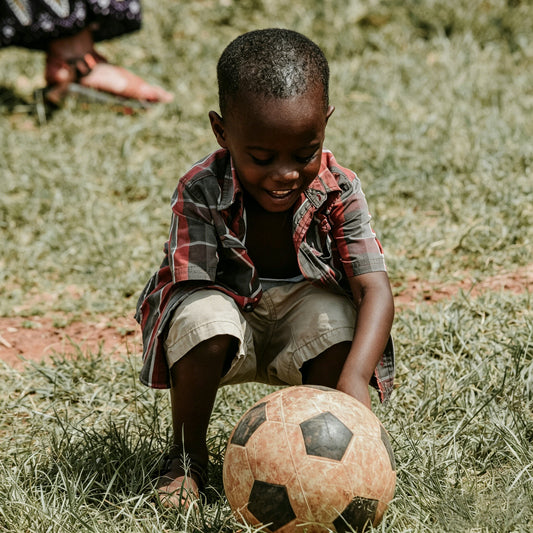 "I want to play soccer with the other kids."
